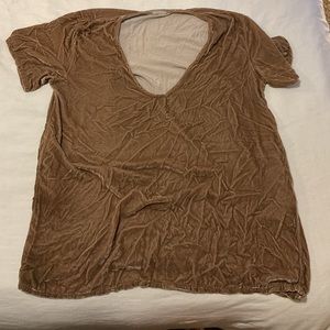 Free People x CP shades velvet tshirt dress.